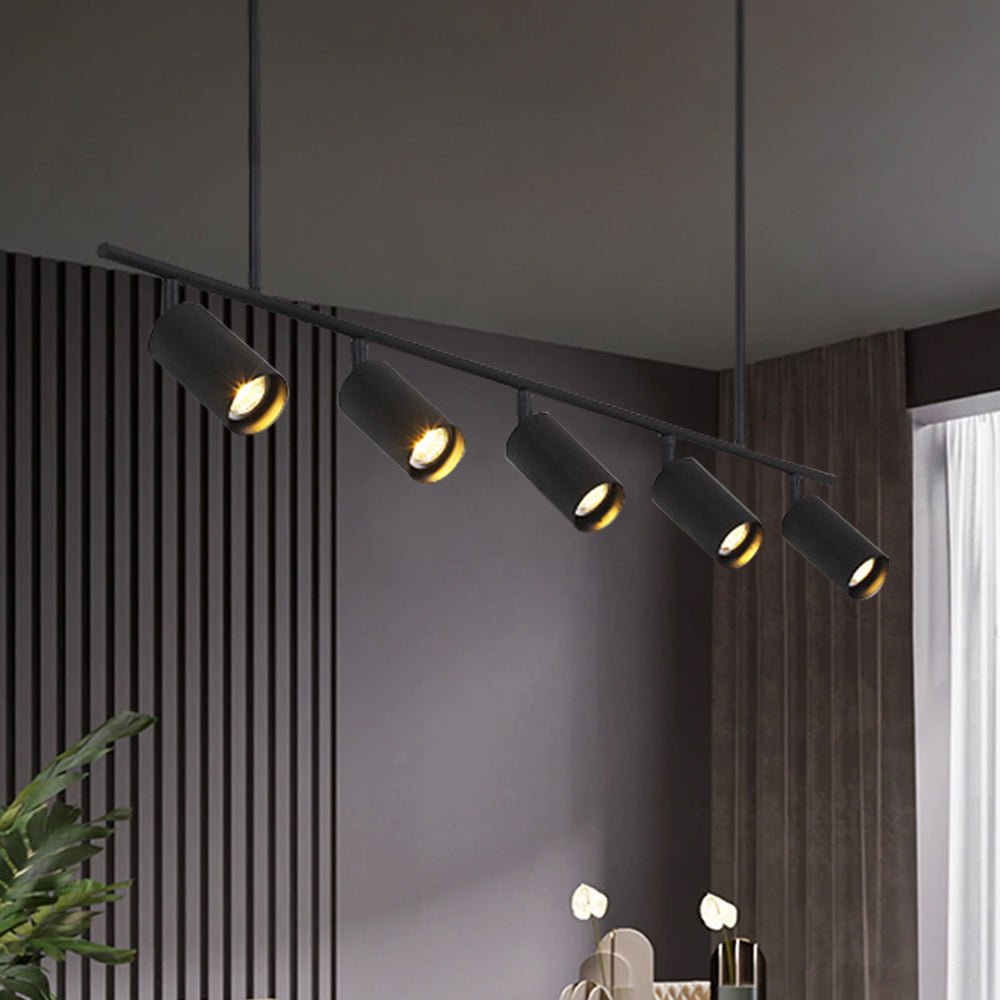 Modern 3/5 - Light Track Lighting linear Island Chandelier - LightfixturesUAE