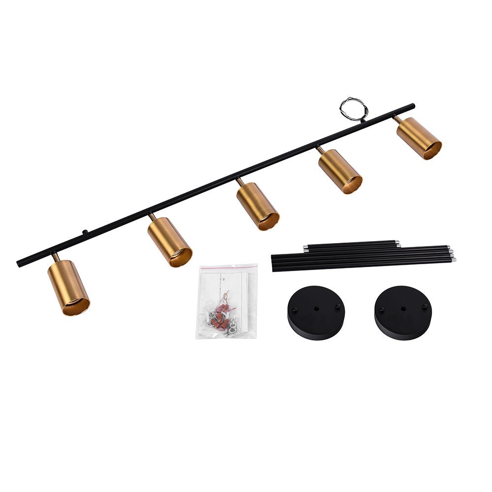 Modern 3/5 - Light Track Lighting linear Island Chandelier - LightfixturesUAE