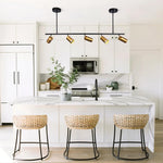 Modern 3/5 - Light Track Lighting linear Island Chandelier - LightfixturesUAE