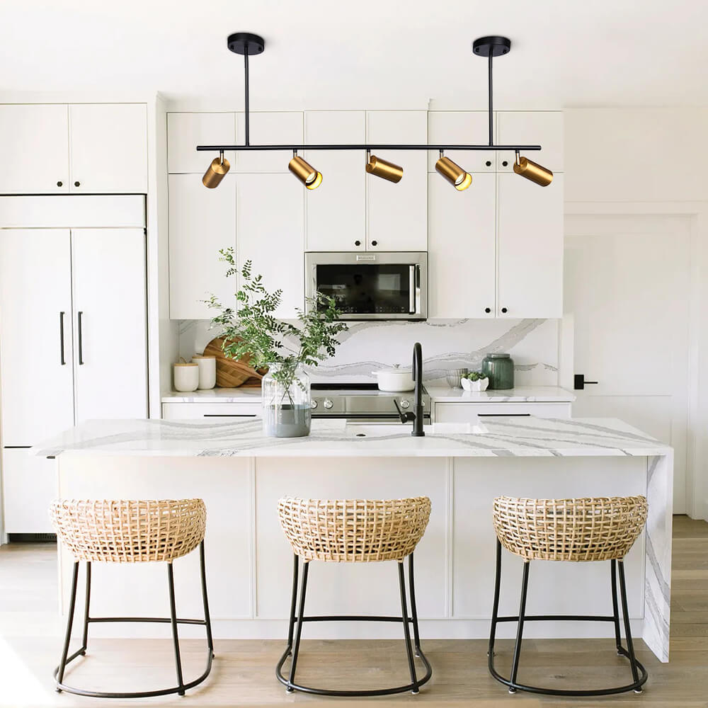 Modern 3/5 - Light Track Lighting linear Island Chandelier - LightfixturesUAE