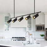 Modern 3/5 - Light Track Lighting linear Island Chandelier - LightfixturesUAE