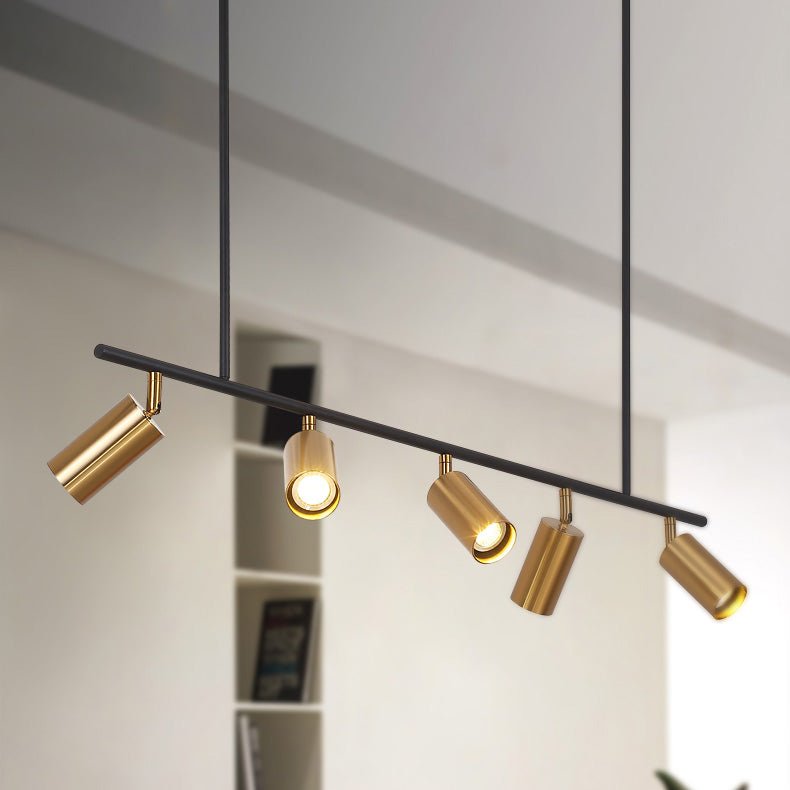 Modern 3/5 - Light Track Lighting linear Island Chandelier - LightfixturesUAE