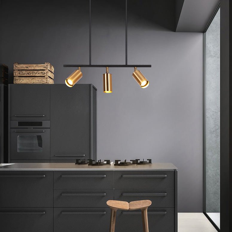 Modern 3/5 - Light Track Lighting linear Island Chandelier - LightfixturesUAE