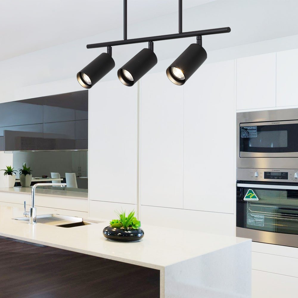 Modern 3/5 - Light Track Lighting linear Island Chandelier - LightfixturesUAE