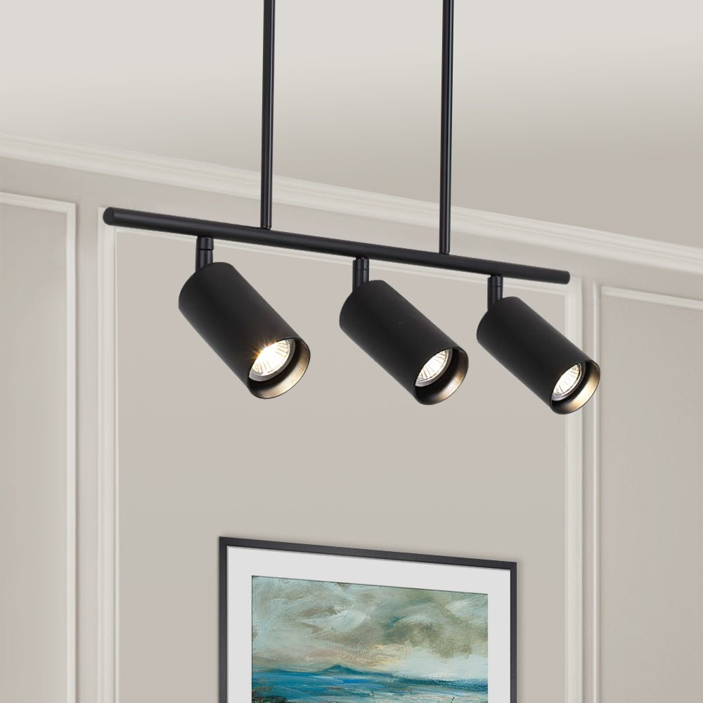 Modern 3/5 - Light Track Lighting linear Island Chandelier - LightfixturesUAE