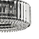 Modern 4 - Light Bauhaus Crystal Semi - Flush Mount Ceiling Light - LightfixturesUAE