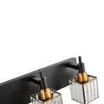 Modern 4 - Light Crystal Square Wall Sconce - LightfixturesUAE