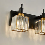 Modern 4 - Light Crystal Square Wall Sconce - LightfixturesUAE
