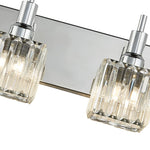 Modern 4 - Light Crystal Square Wall Sconce - LightfixturesUAE
