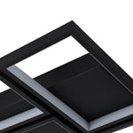 Modern 4 - Light Dimmable Rectangle LED Flush Mount Ceiling Light - LightfixturesUAE
