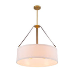 Modern 4 - Light Fabric Drum Pendant Light - LightfixturesUAE