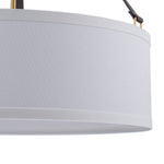 Modern 4 - Light Fabric Drum Pendant Light - LightfixturesUAE