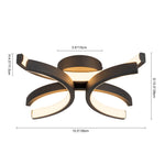 Modern 4 - Light Flower LED Flush Mount Ceiling Light - LightfixturesUAE
