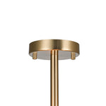 Modern 4 - Light Hollow Design Drum Crystal Semi - Flush Mount Ceiling Light - LightfixturesUAE
