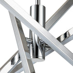 Modern 4 - Light LED Cross Arms Sputnik Chandelier - LightfixturesUAE