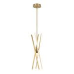 Modern 4 - Light LED Cross Arms Sputnik Chandelier - LightfixturesUAE
