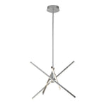 Modern 4 - Light LED Cross Arms Sputnik Chandelier - LightfixturesUAE