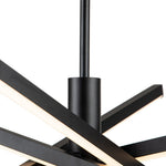 Modern 4 - Light LED Cross Arms Sputnik Chandelier - LightfixturesUAE