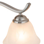 Modern 4 - Light Marble Glass Bell Vanity Wall Light - LightfixturesUAE