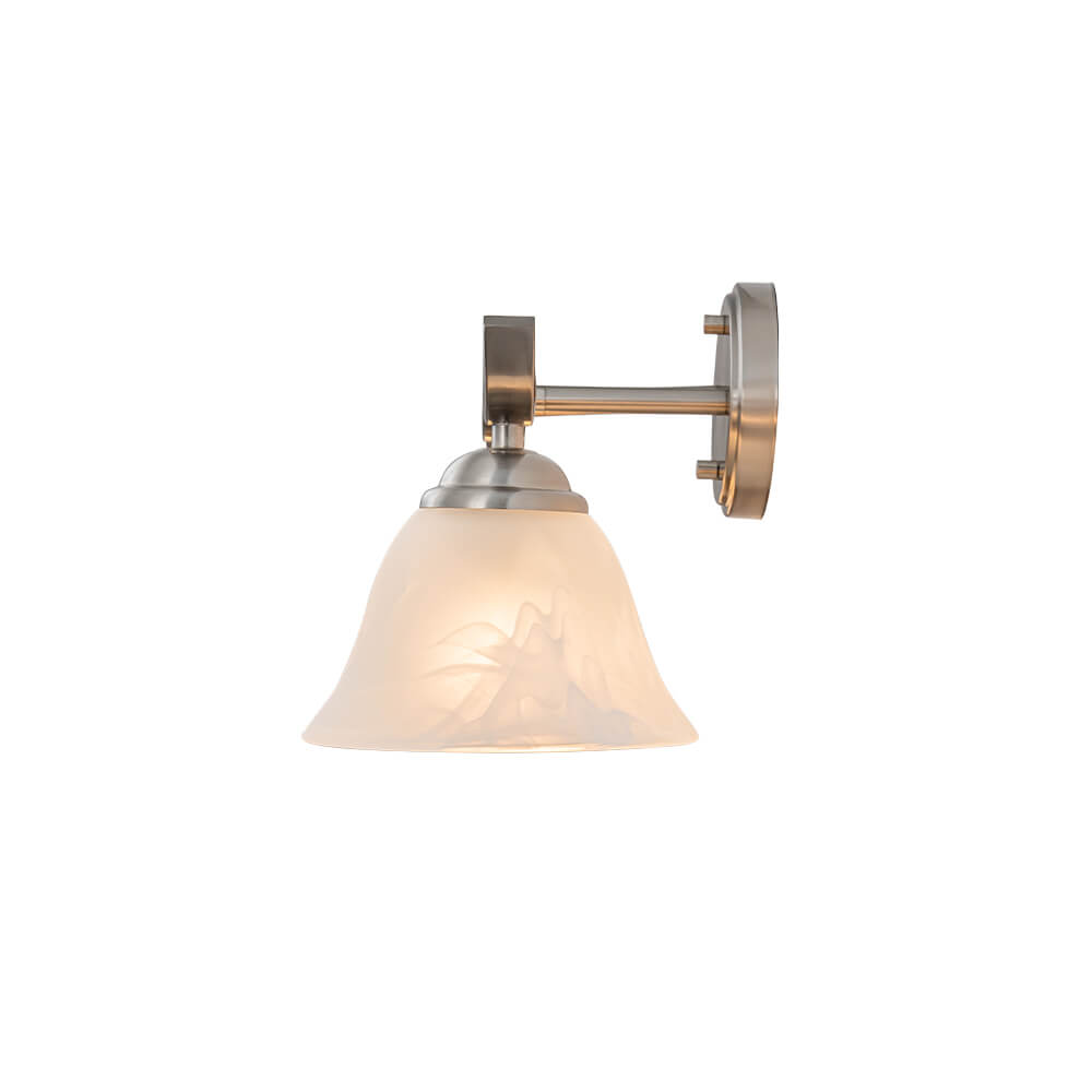Modern 4 - Light Marble Glass Bell Vanity Wall Light - LightfixturesUAE