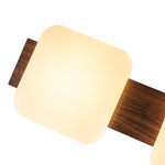 Modern 4 - Light Wood Kitchen Island Linear Chandelier - LightfixturesUAE