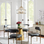 Modern 6 - Light Glass Drum Lantern Pendant - LightfixturesUAE