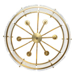 Modern 6 - Light Glass Drum Lantern Pendant - LightfixturesUAE