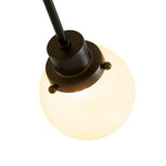 Modern 6 - Light Glass Globe Sputnik Semi - Flush Mount - LightfixturesUAE