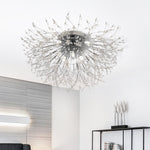 Modern 6/8 Lights Sputnik Crystal Ceiling Chandelier - LightfixturesUAE