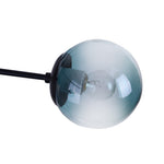 Modern 8 - Light Branching Bubble Blue Chandelier - LightfixturesUAE