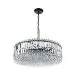 Modern 8 - Light Round Glass Crystal Chandelier - LightfixturesUAE