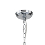 Modern 8 - Light Round Glass Crystal Chandelier - LightfixturesUAE