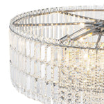 Modern 8 - Light Round Glass Crystal Chandelier - LightfixturesUAE