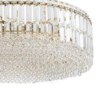 Modern 8 - Light Round Glass Crystal Chandelier - LightfixturesUAE