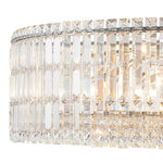 Modern 8 - Light Round Glass Crystal Chandelier - LightfixturesUAE