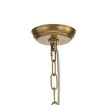 Modern 8 - Light Round Glass Crystal Chandelier - LightfixturesUAE