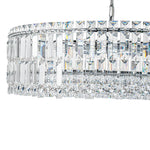 Modern 8 - Light Round Glass Crystal Chandelier - LightfixturesUAE