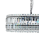 Modern 8 - Light Round Glass Crystal Chandelier - LightfixturesUAE