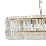 Modern 8 - Light Round Glass Crystal Chandelier - LightfixturesUAE