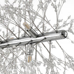 Modern 9 - Light Linear Dandelion LED Chandelier - LightfixturesUAE
