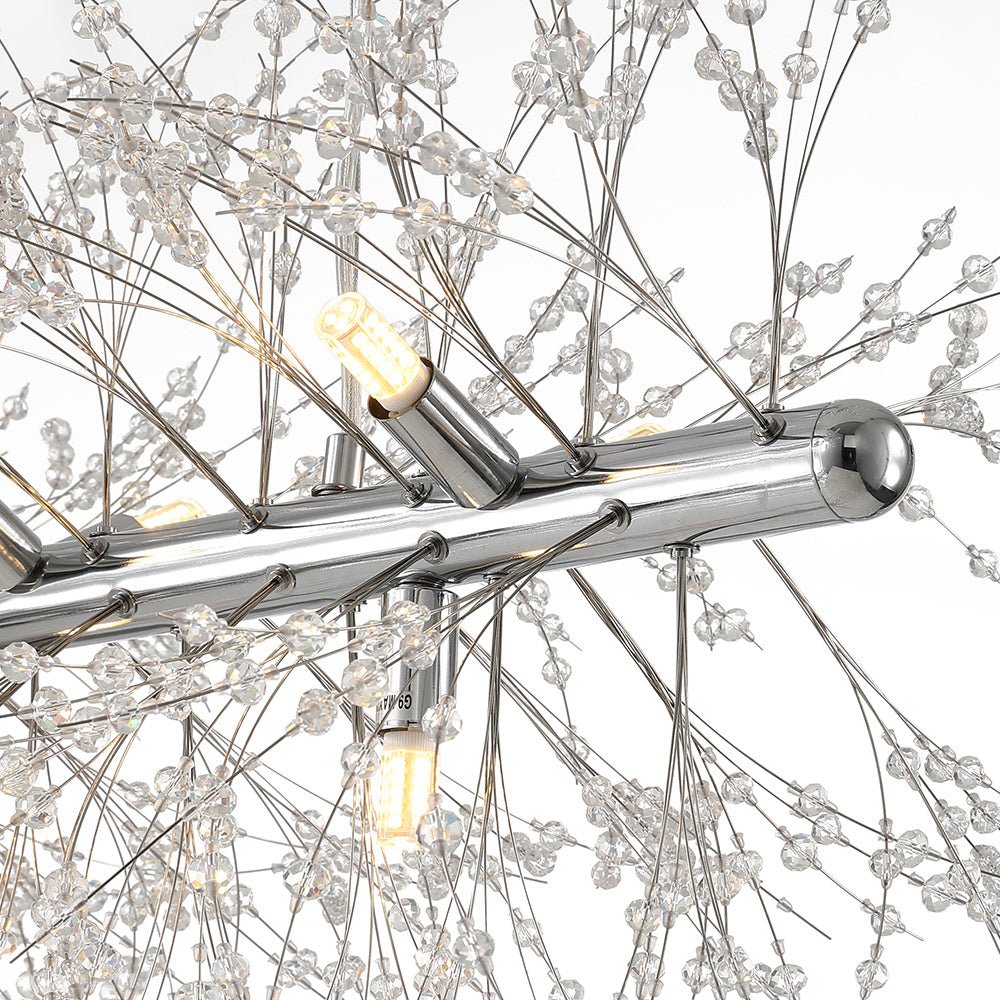 Modern 9/12 Light Linear Sputnik Firework Chandelier - LightfixturesUAE