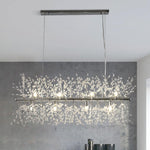 Modern 9/12 Light Linear Sputnik Firework Chandelier - LightfixturesUAE