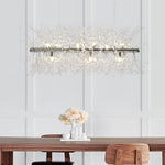 Modern 9/12 Light Linear Sputnik Firework Chandelier - LightfixturesUAE