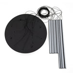 Modern Black LED High Ceiling Cluster Chandelier - LightfixturesUAE