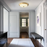 Modern Bowl - Shaped LED Acrylic Flush Mount Ceiling Light - LightfixturesUAE