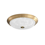 Modern Bowl - Shaped LED Acrylic Flush Mount Ceiling Light - LightfixturesUAE