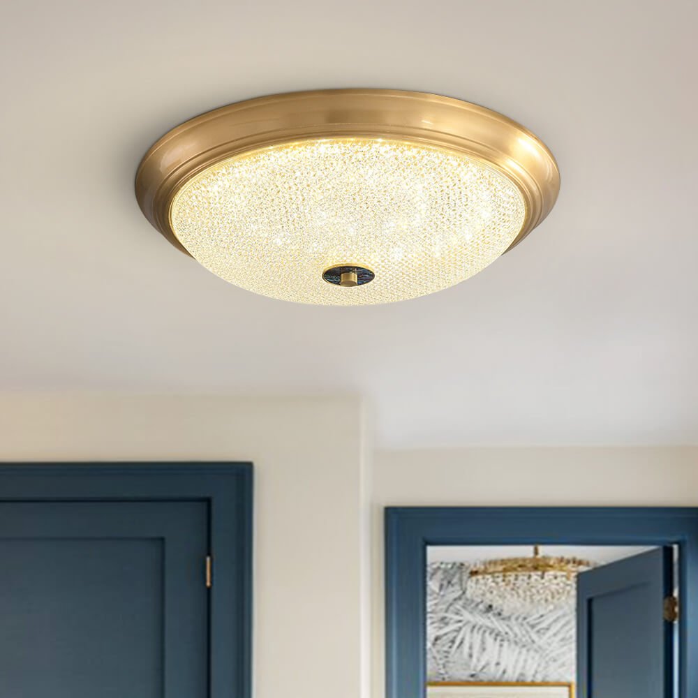 Modern Bowl - Shaped LED Acrylic Flush Mount Ceiling Light - LightfixturesUAE