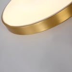 Modern Brass Round LED Overhead Flush Mount Ceiling Light - LightfixturesUAE