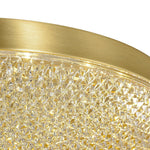 Modern Brushed Metal Acrylic LED Ceiling Light - LightfixturesUAE