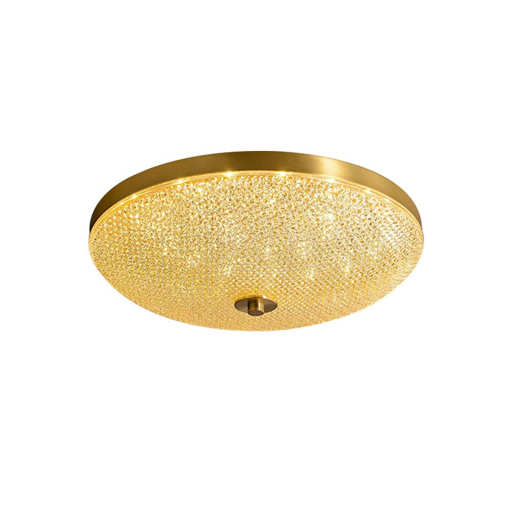 Modern Brushed Metal Acrylic LED Ceiling Light - LightfixturesUAE